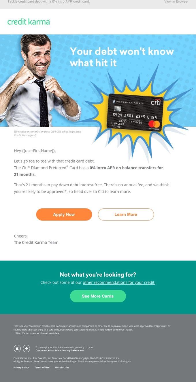 Citi Diamond Preferred email 1