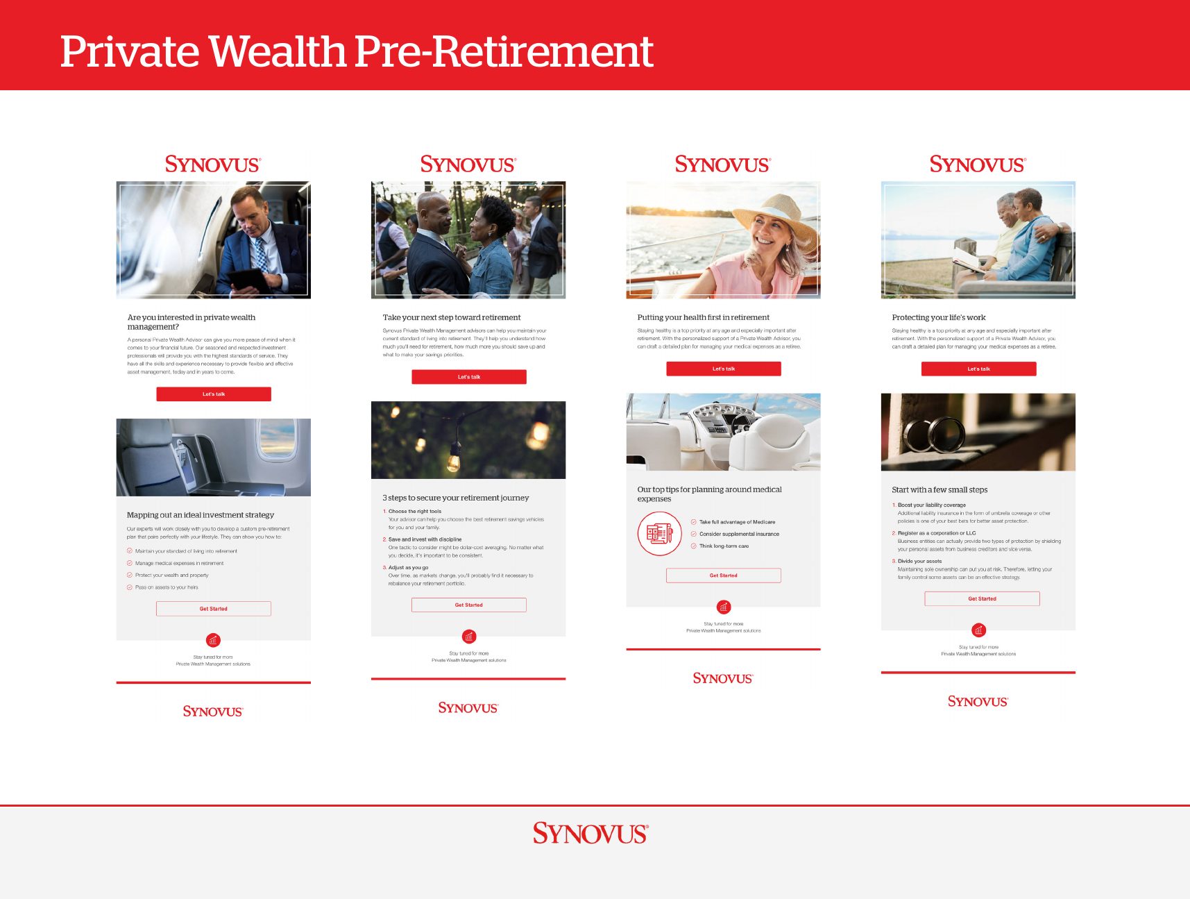 Private Wealth Pre-Retirement emails